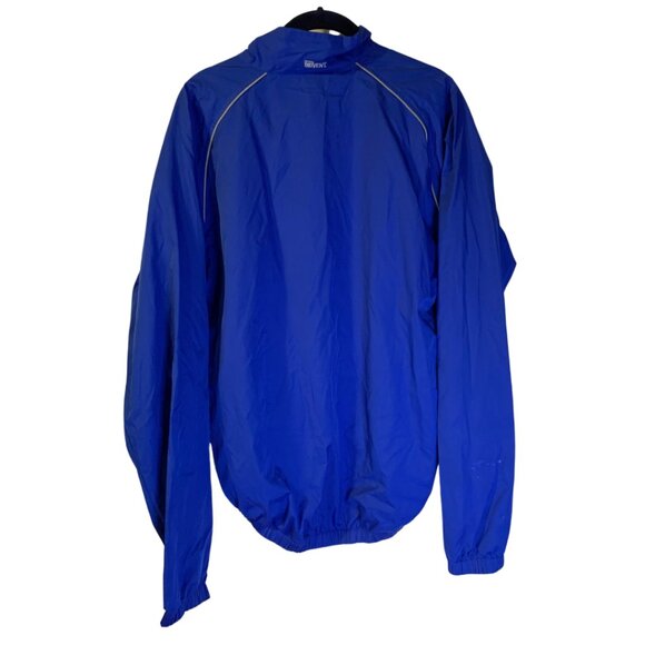 Canari Men's Cycling Jacket Size M Blue Droptail Full Zip Biovent Windbreaker - Picture 2 of 10